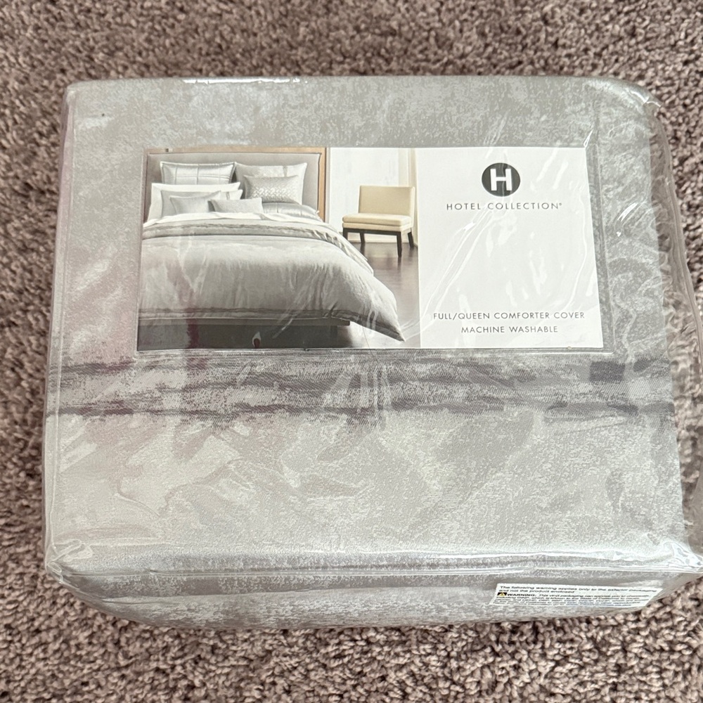 Hotel Collection Silver Duvet Cover